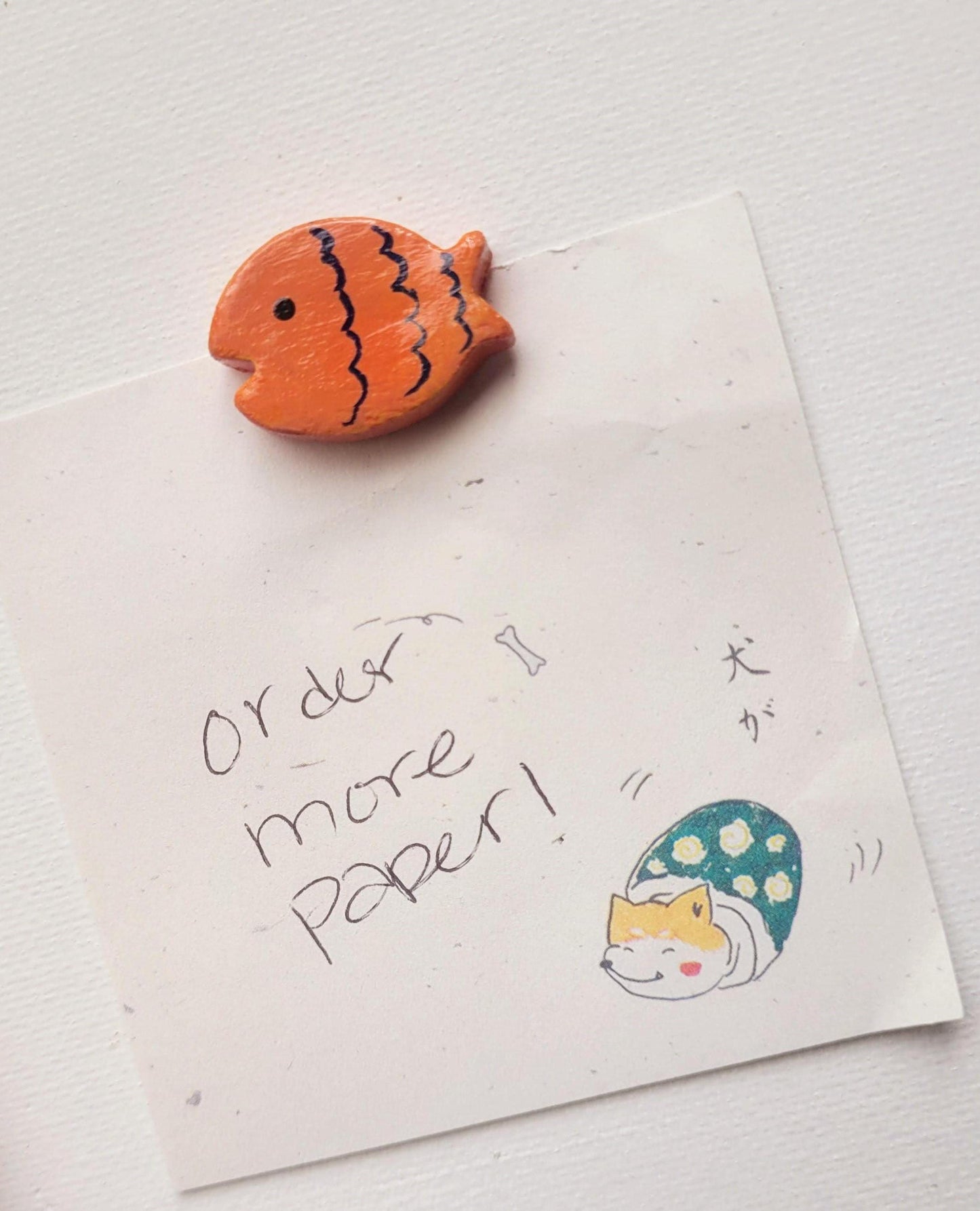 Air Dry Clay Fish Magnet