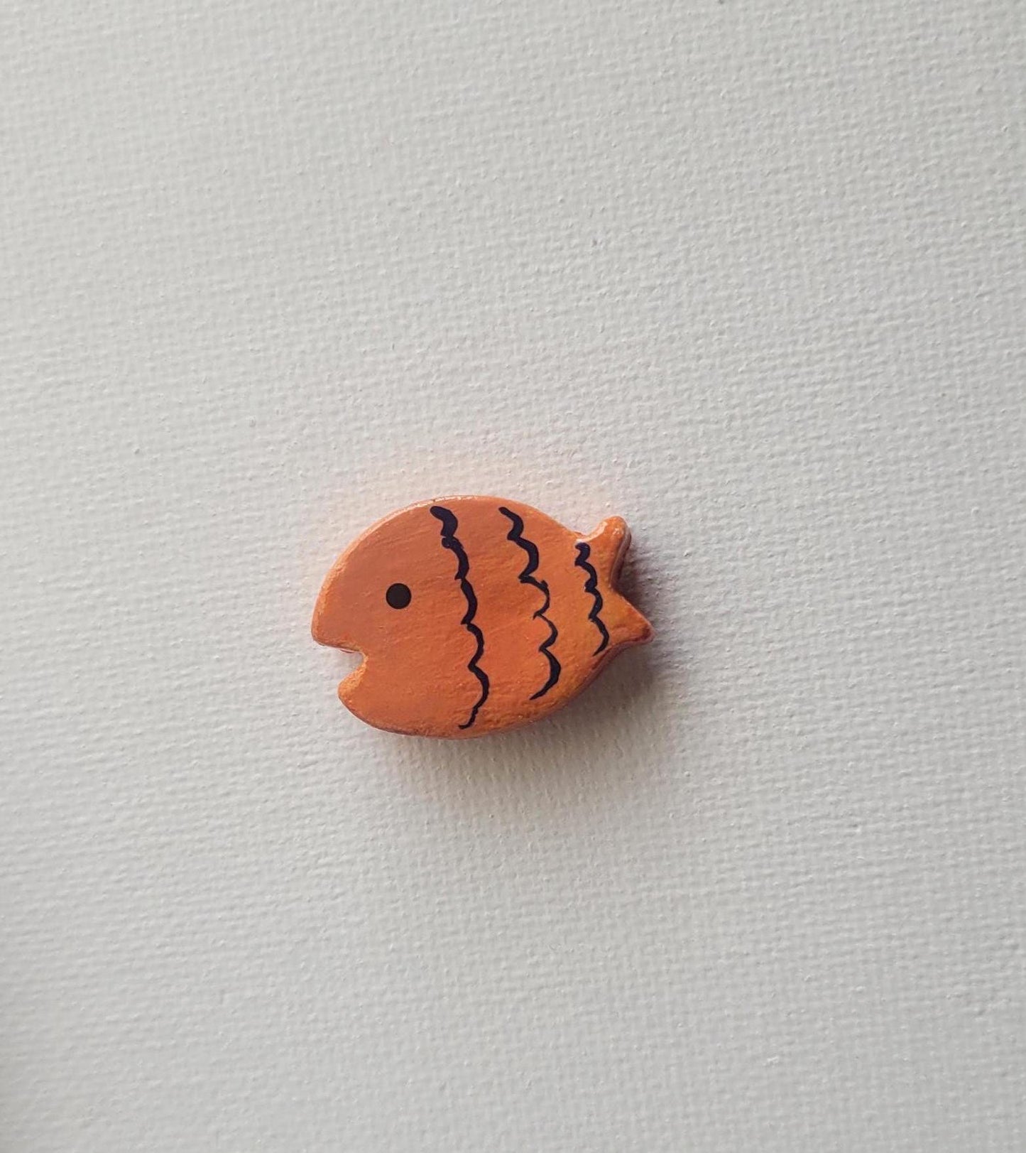 Air Dry Clay Fish Pin