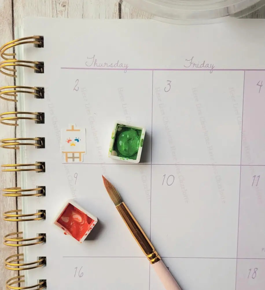 Bear Painting Stickers Stickers