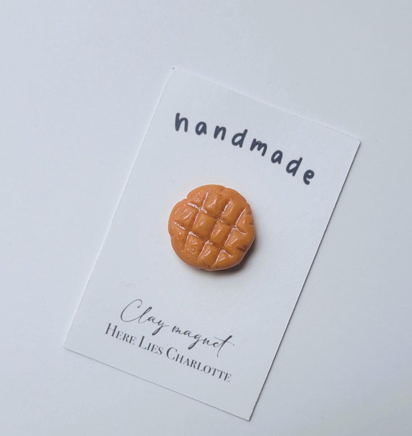 Polymer Clay Peanut Butter Magnet