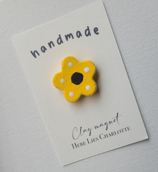 Air Dry Clay Yellow Clay Magnet