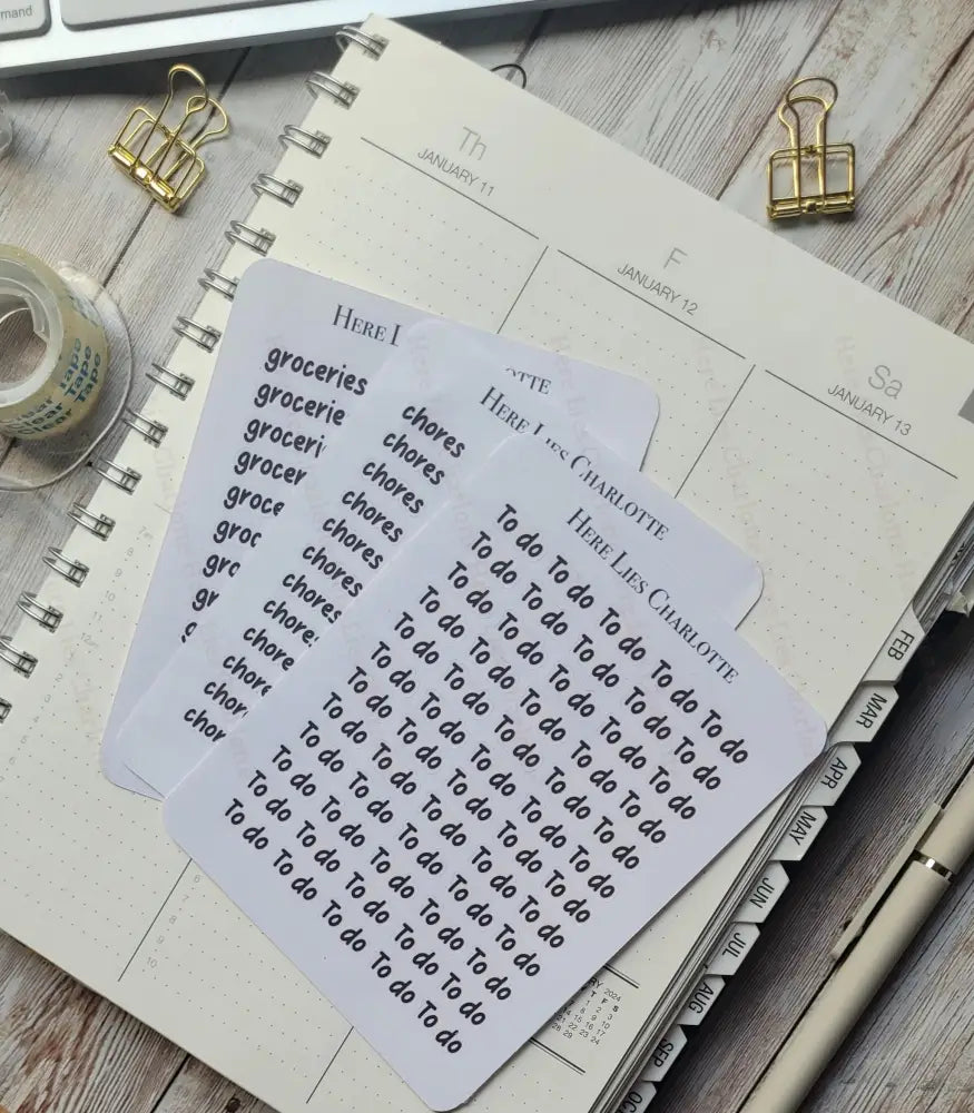 Script Stickers Stickers