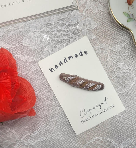 Polymer Clay Baguette Pin