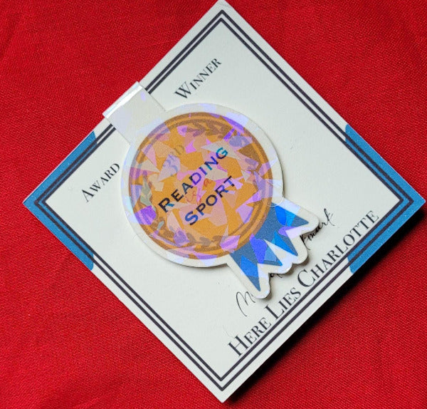 Bronze Reading is a Sport Bookmark