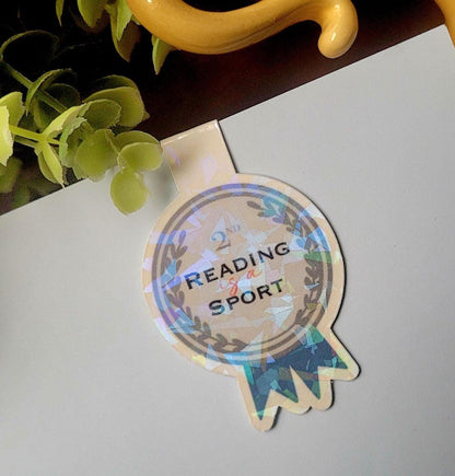 Silver Reading is a Sport Bookmark