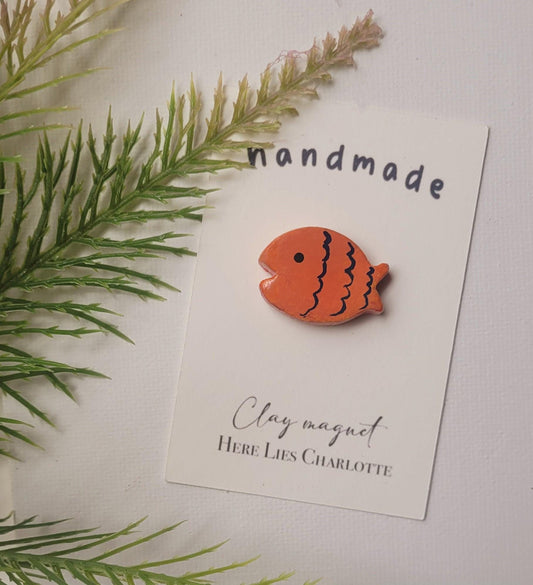 Air Dry Clay Fish Magnet