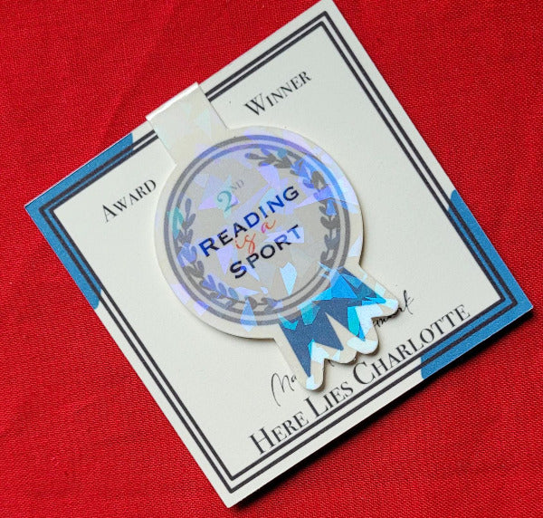 Silver Reading is a Sport Bookmark