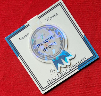 Silver Reading is a Sport Bookmark