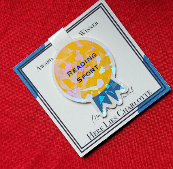 Gold Reading is a Sport Bookmark