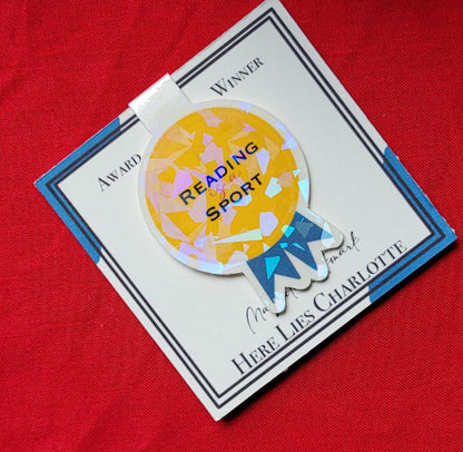 Gold Reading is a Sport Bookmark