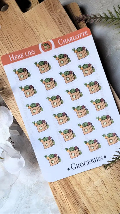 Grocery Stickers Stickers