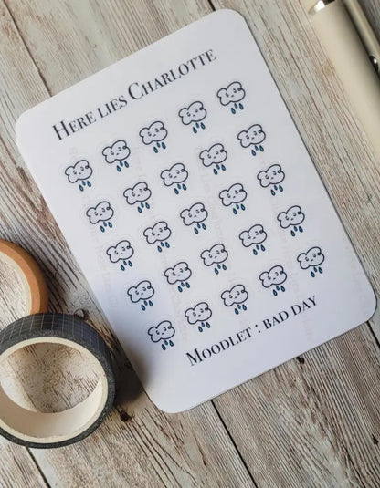 Mood Tracking Stickers Bad Day Stickers
