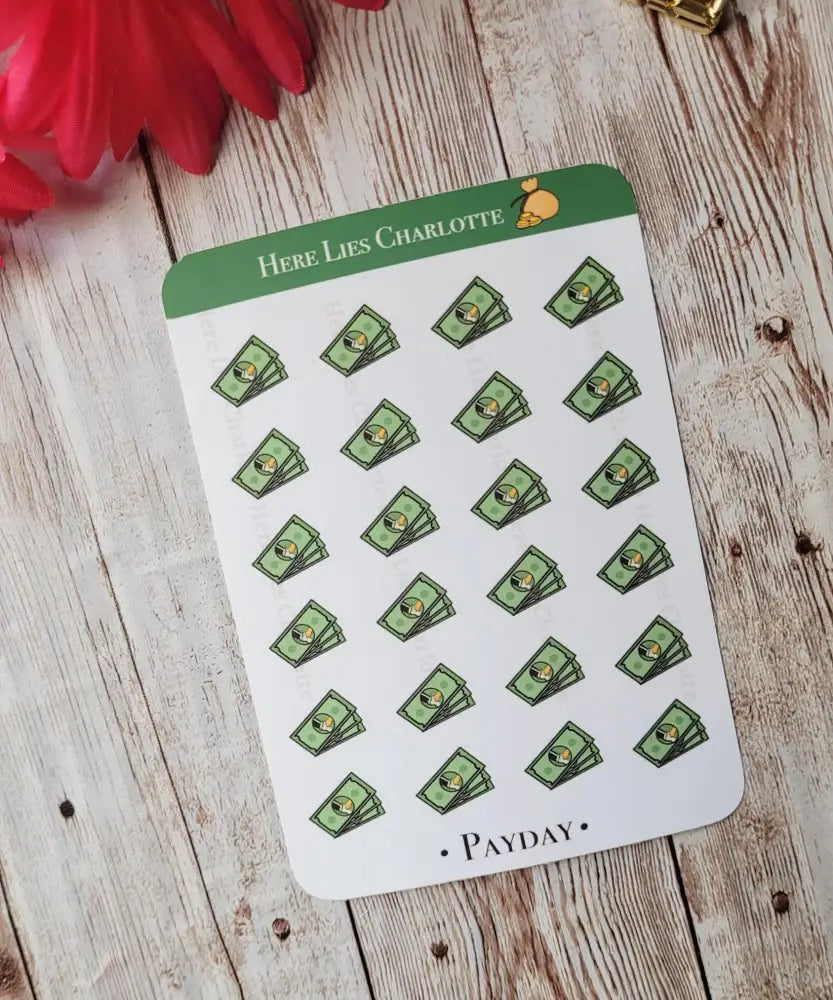 Payday Stickers A: Bills Stickers
