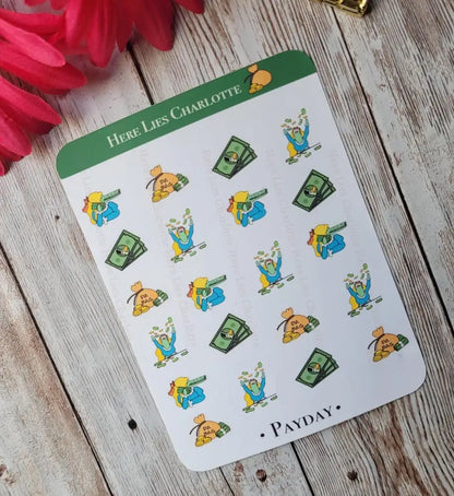 Payday Stickers E: Assorted Stickers